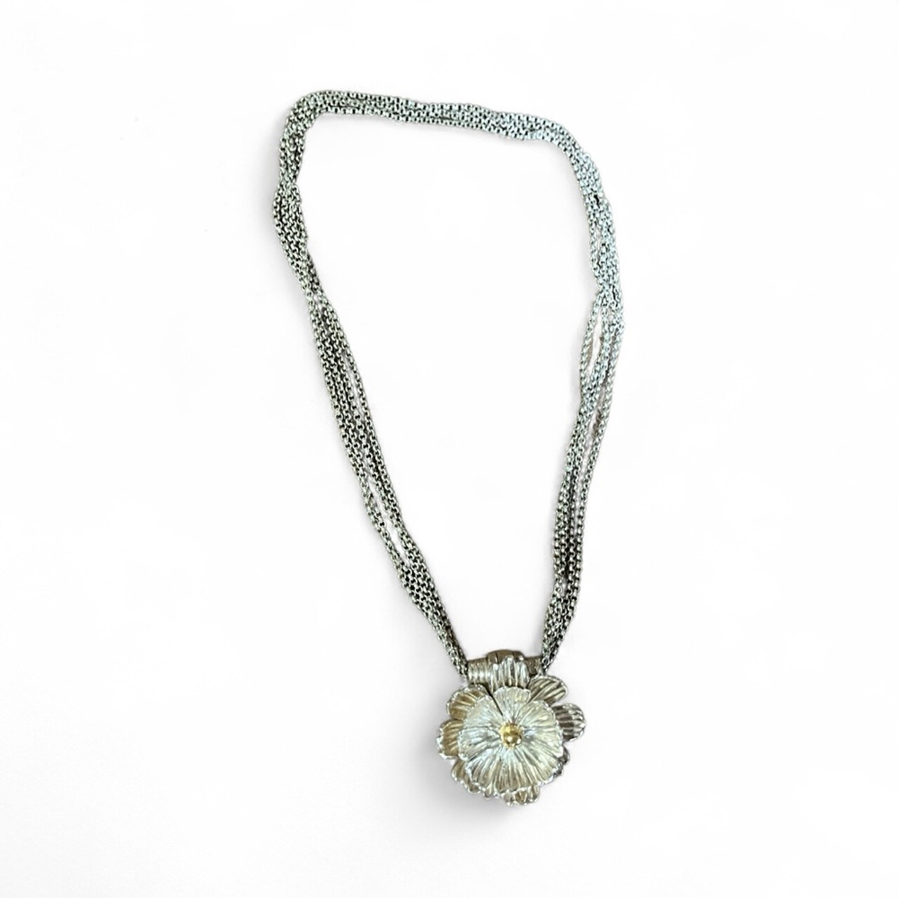 Petals of Color Necklace Sterling Signatures by Joseph Esposito Five Extra Beads - Picture 2 of 16